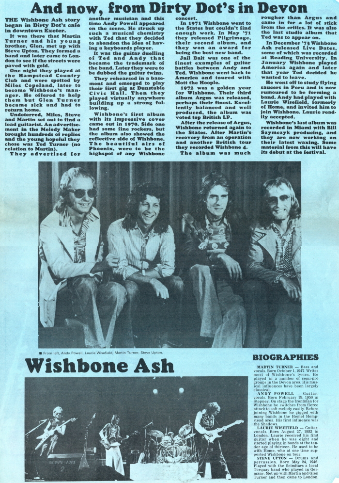 1975 WISHBONE ASH