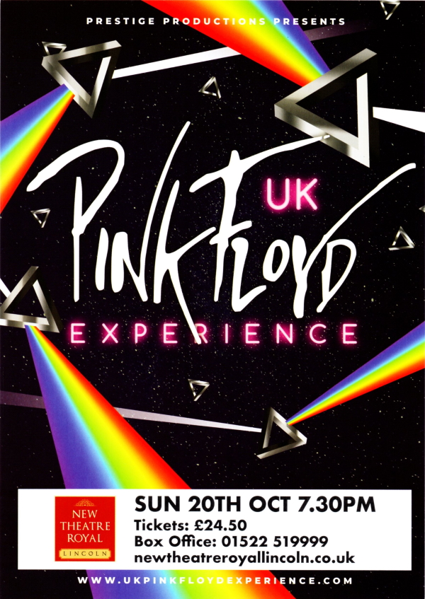 2019 UK PINK FLOYD EXPERIENCE flyer